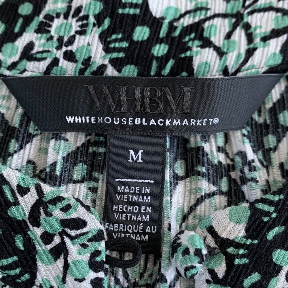 White House Black Market Crinkle Blouse - Picture 12 of 15